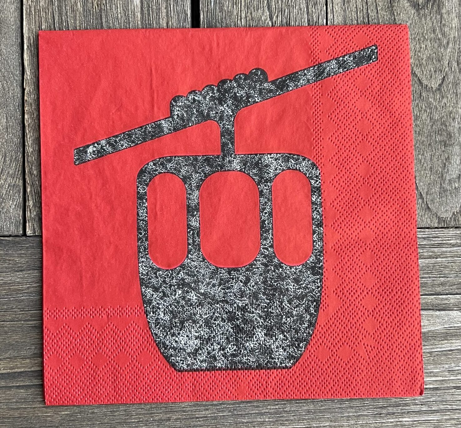 Serviette S48 rot